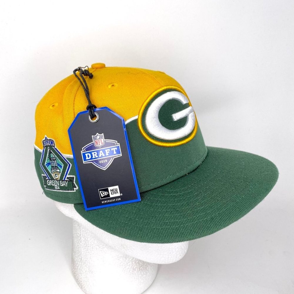 NWT Green Bay Packers City Flag‎ Draft Fitted Hat
